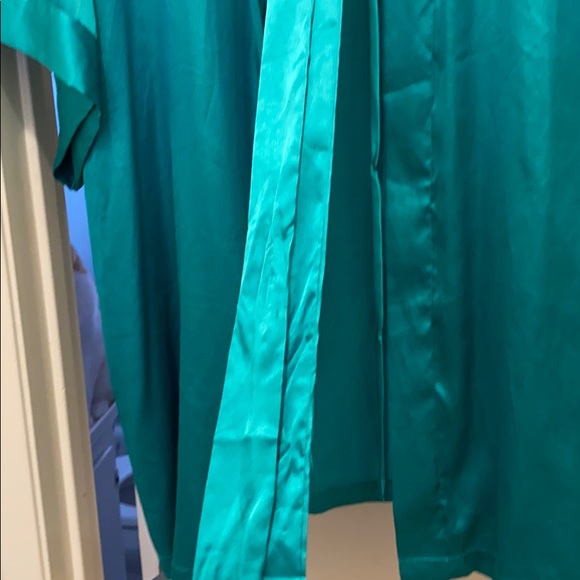 Green Victoria’s Secret Silky Robe - Picture 3 of 5